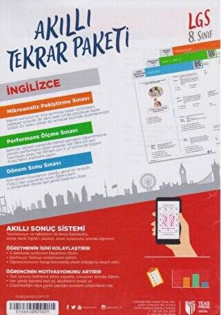 8. Sınıf LGS İngilizce Akıllı Tekrar Paketleri - 1