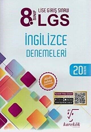 8. Sınıf LGS İngilizce Denemeleri 20 Deneme - 1