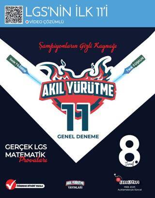 8. Sınıf LGS Matematik 11 Genel Deneme - 1