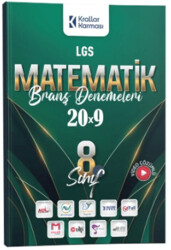 8. Sınıf LGS Matematik 20 x 9 Branş Denemeleri - 1