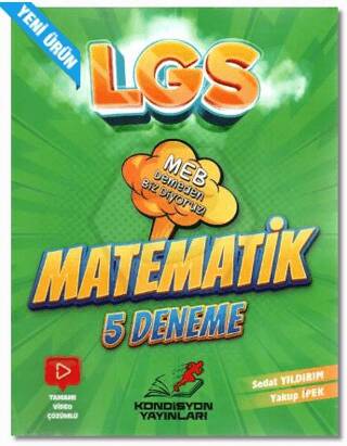 8. Sınıf LGS Matematik 5`li Deneme Sınavı - 1