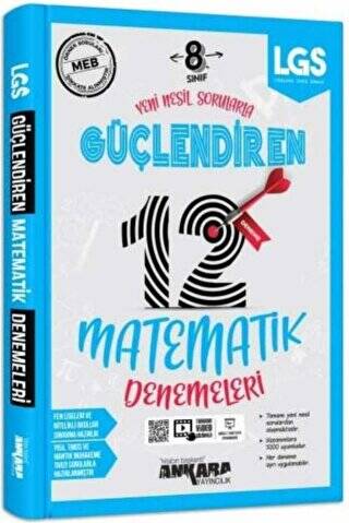 8. Sınıf LGS Matematik Güçlendiren 12 Deneme - 1