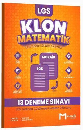8. Sınıf LGS Matematik Klon 13 Deneme - 1