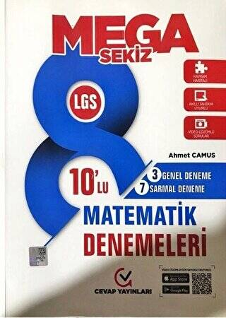 8. Sınıf LGS Matematik Mega Sekiz 10 lu Deneme - 1