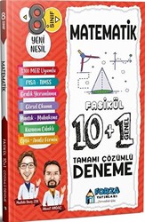 8. Sınıf LGS Matematik Tamamı Çözümlü Fasikül 10 Branş 1 Genel Deneme - 1