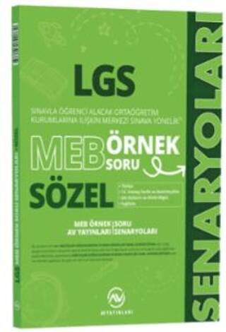 8. Sınıf LGS MEB Sözel Örnek Soru Senaryoları - 1