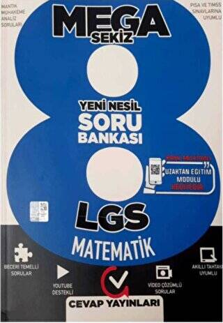 8. Sınıf LGS Mega 8 Matematik Soru Bankası - 1