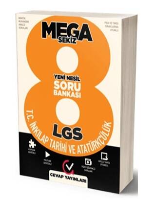 8. Sınıf LGS Mega TC. İnkılap Tarihi ve Atatürkçülük Soru Bankası - 1