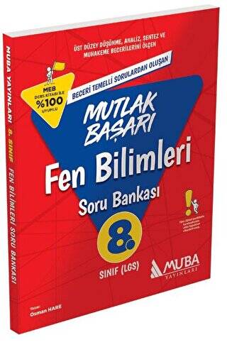 8. Sınıf LGS Mutlak Başarı Fen Bilimleri Soru Bankası Muba Yayınları - 1