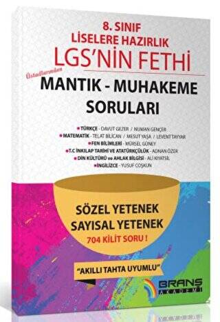 8. Sınıf LGS nin Fethi Tüm Dersler Beceri Temelli Soru Bankası - 1