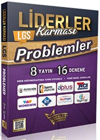 8. Sınıf LGS Problemler Denemeleri 8 Yayın 16 Deneme - 1