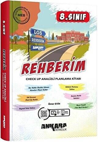 8. Sınıf LGS Rehberim Check Up Analizli Planlama Kitabı - 1