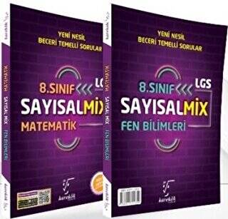 8. Sınıf LGS SayısalMix Matematik ve Fen Bilimleri - 1