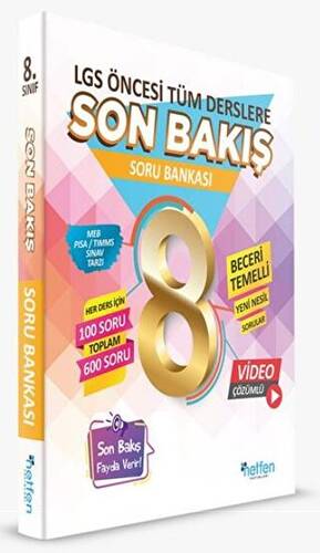 8. Sınıf LGS Son Bakış Soru Bankası - 1