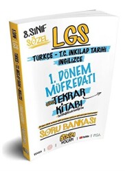 8. Sınıf LGS Sözel Soru Bankası 1. Dönem Müfredatı Süper Tekrar Kitabı - 1