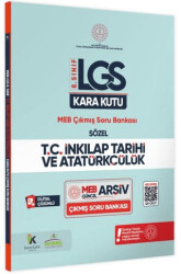 8. Sınıf LGS T.C İnkılap Tarihi ve Atatürkçülüğün Kara Kutusu Dijital Çözümlü Çıkmış Soru Bankası - Karakutu Yayın