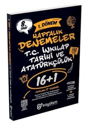 8. Sınıf LGS T.C. İnkılap Tarihi Ve Atatürkçülük 1. Dönem 16+1 Haftalık Kazanım Denemeleri - 1