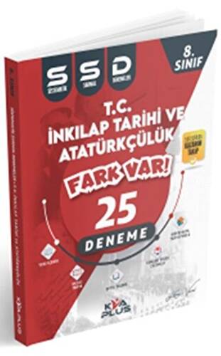 8. Sınıf LGS T.C. İnkılap Tarihi ve Atatürkçülük Fark Var 25 Deneme - 1