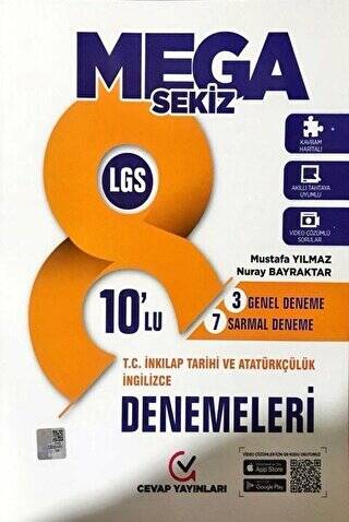 8. Sınıf LGS T.C. İnkılap Tarihi ve Atatürkçülük - İngilizce Mega Sekiz 10 lu Deneme - 1