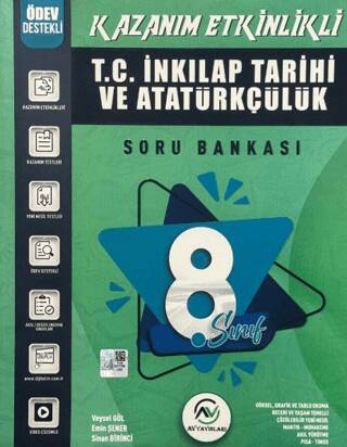 8. Sınıf LGS T.C. İnkılap Tarihi ve Atatürkçülük Kazanım Etkinlikli Soru Bankası - 1