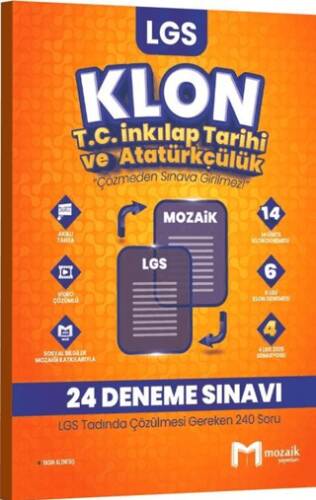 8. Sınıf LGS T.C. İnkılap Tarihi ve Atatürkçülük Klon 24 Deneme - 1