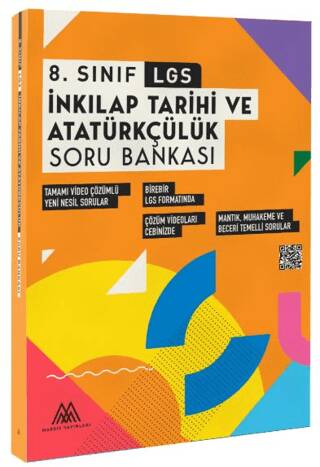 8. Sınıf LGS T.C. İnkılap Tarihi ve Atatürkçülük Soru Bankası - 1