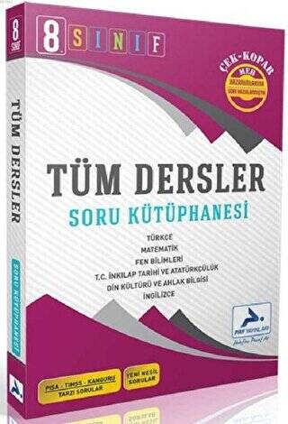 8. Sınıf LGS Tüm Dersler Soru Kütüphanesi - 1