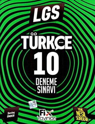 8. Sınıf LGS Türkçe 10 Denemeleri - 1