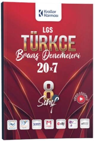 8. Sınıf LGS Türkçe 20 x 7 Branş Denemeleri - 1