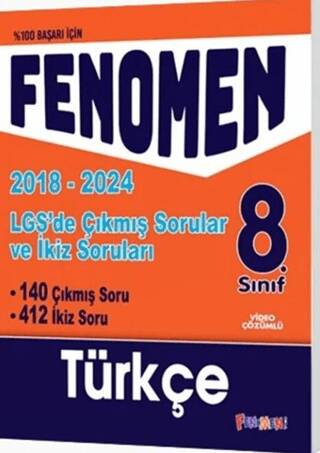 8. Sınıf LGS Türkçe Çıkmış ve İkiz Sorular 2018-2024 - 1
