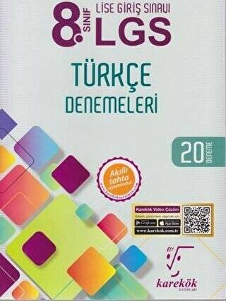 8. Sınıf LGS Türkçe Denemeleri 20 Deneme - 1