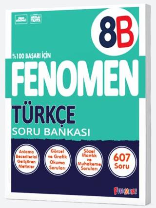 8. Sınıf LGS Türkçe Fenomen Soru Bankası - 1