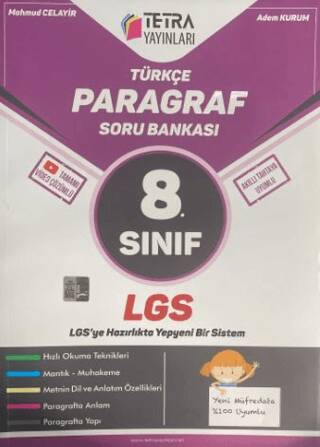 8. Sınıf LGS Türkçe Paragraf Soru Bankası - 1