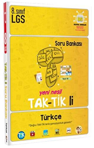 8. Sınıf LGS Türkçe Taktikli Soru Bankası - 1