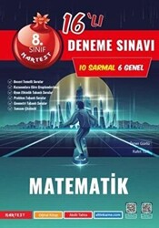 8. Sınıf LGS Yeni Koyu Kapak Matematik 16`lı Deneme - 1