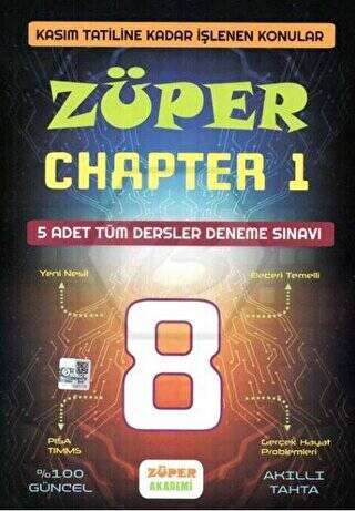 8. Sınıf LGS Züper Chapter 1 Tüm Dersler 5 Deneme - 1