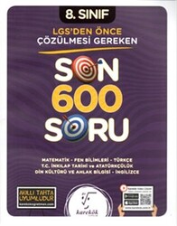 8. Sınıf LGS`den Önce Çözülmesi Gereken Son 600 Soru - 1