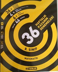 8. Sınıf Matematik 36 Haftalık Kazanım Denemeleri - 1