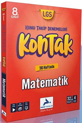 8. Sınıf Matematik 36 Kontak Deneme - 1