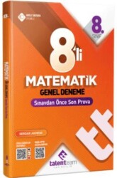 8. Sınıf Matematik 8`Li Genel Deneme - 1