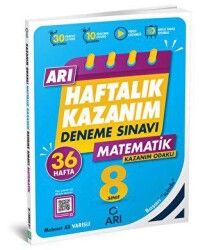 8. Sınıf Matematik Arı Haftalık Kazanım Deneme - 1