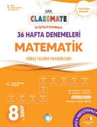 8. Sınıf Matematik Classmate 36 Hafta Denemeleri - 1