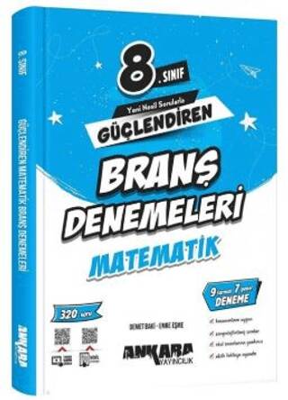 8. Sınıf Matematik Güçlendiren Branş Denemeleri - 1