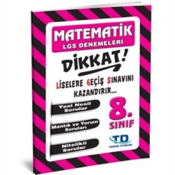 8. Sınıf Matematik LGS Deneme - Tandem Yayınları