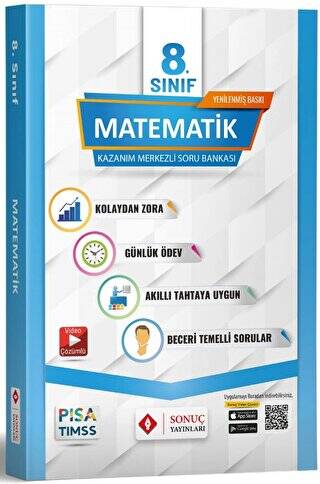 8. Sınıf Matematik Kazanım Merkezli Soru Bankası - 1