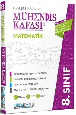 8. Sınıf Matematik Mühendis Kafası Soru Bankası - 1