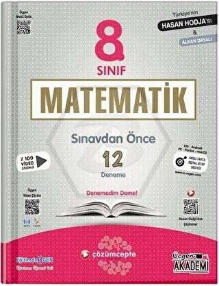 8. Sınıf Matematik Sınavdan Önce 12 Deneme - 1