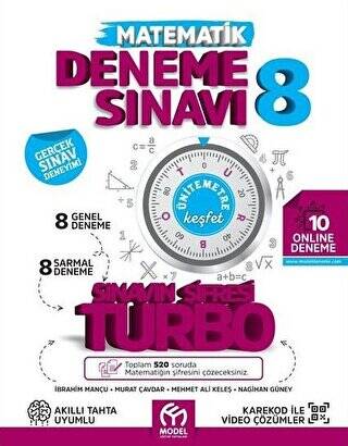 8. Sınıf Matematik Sınavın Şifresi Turbo 8 Genel 8 Sarmal Deneme Sınavı Model Eğitim Yayınları - 1
