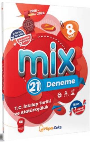 8. Sınıf MİX T.C. İnkılap Tarihi ve Atatürkçülük 21 Deneme - 1