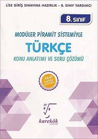 8. Sınıf Modüler Piramit Sistemiyle Türkçe Konu Anlatımı ve Soru Çözümü - 1